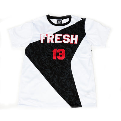 Fresh 13 Mesh T Shirt (White/Red)