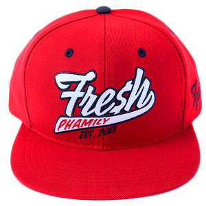 Fresh Phamily Snapback in Red from Fresh Phamily Clothing